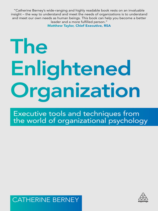 Title details for The Enlightened Organization by Catherine Berney - Available